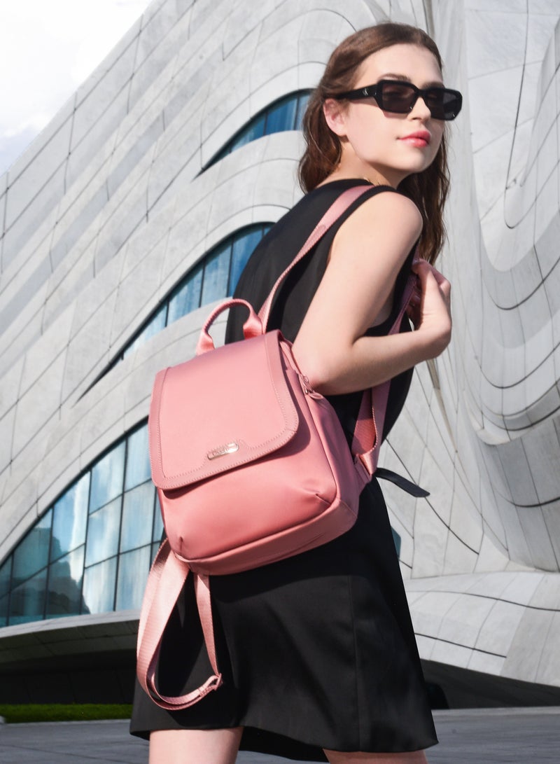 Chantria CB00621 Stylish Mini Backpack for Women, Small Casual Daypack, Lightweight Travel Shoulder Bag, Cute Fashion Backpack for Girls - Nostliga Rose  - Image 3