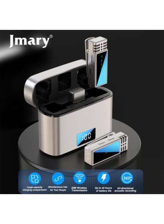 Jmary MW-15 Wireless Microphone with Charge Case - Image 3