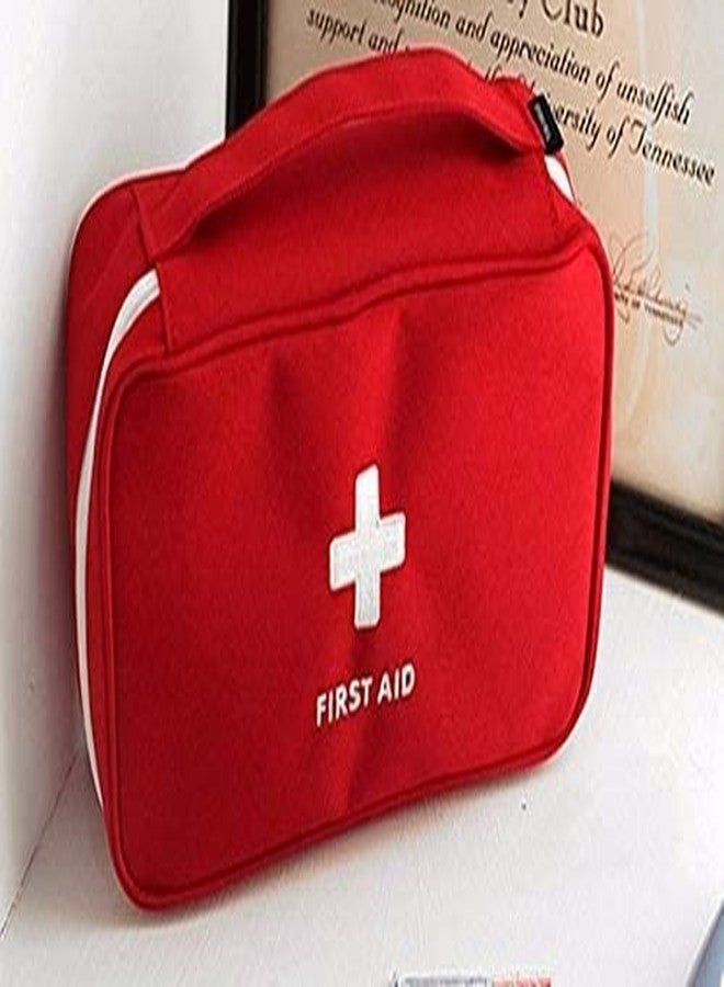 ISTARA Polyester First Aid Emergency Medical Kit Pouch/Travel Large First Aid Pouch/Medicine/Tablet/Storage Bag Organizer (Multicolor)