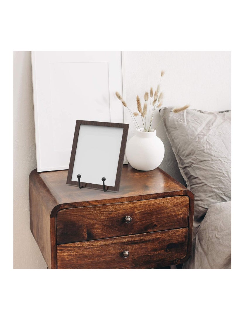 NIBEMINENT Plate Stands for Display - 3 Inch Holder Stand + Metal Frame Picture, Decorative Plate, Book, Photo Easel (2 Pack)  - Image 2