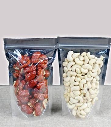 Deera DEERA Stand Up Ziplock Reusable Airtight Polyester Storage Pouch SemiSilver160mmX230mmPack of 100  - Image 3