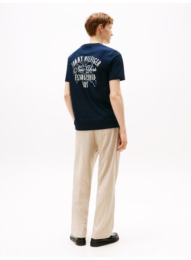TOMMY HILFIGER Graphic Crew Neck T-Shirt - Image 2