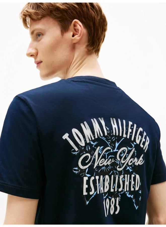 TOMMY HILFIGER  Graphic Crew Neck T-Shirt for Men | Best Price UAE