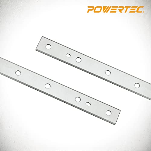 POWERTEC 12-1/2 Inch Planer Blades for DeWalt DW734 Planer, Replacement for DW7342 Planer Knives, Set of 3 (12801) - Image 2