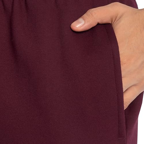 Fruit of the Loom Men's Eversoft Fleece Sweatpants & Joggers, Sweatpants-Maroon, Medium - Image 4