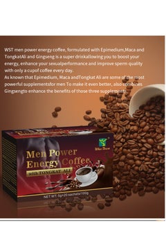 Wins Town Man X power custom coffee herbal healthy Organic herbs Instant Maca black Coffee for men 16 bags  - Image 3