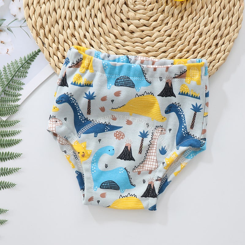 Baby study pants leak-proof diaper pants cotton breathable washable children''s training pants diaper pocket bread pants underwear - Image 3