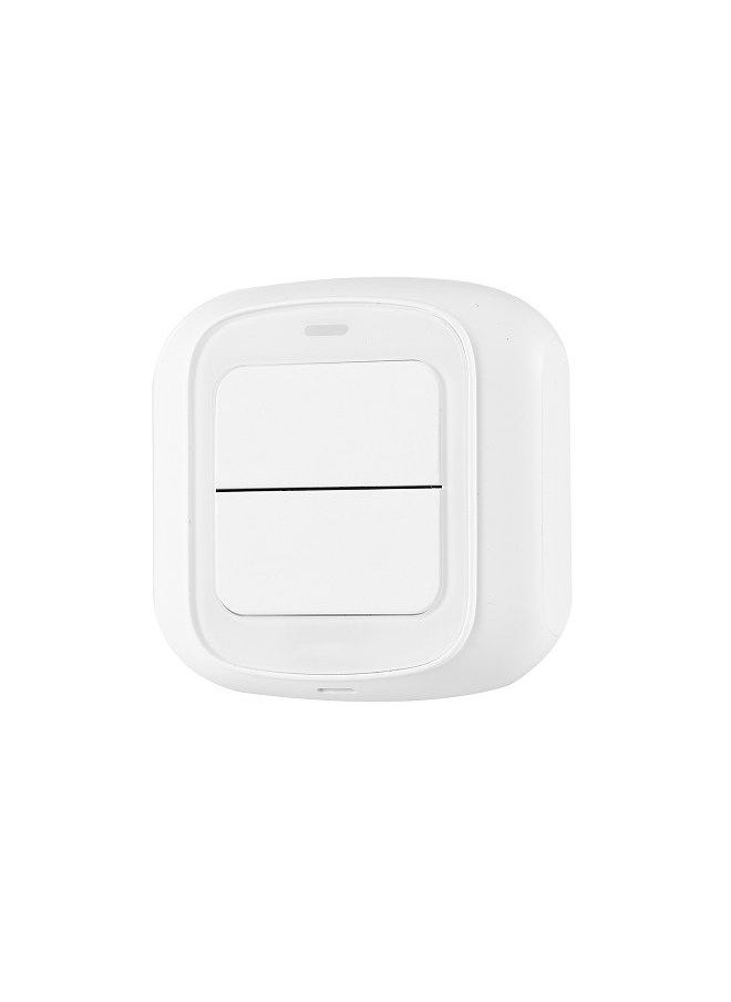 Wifi Dual Smart Scene Switch Push Button for DIY Home Automation Scene Linkage APP Remote Control Intelligent Light Switch Household Appliances Smart Control