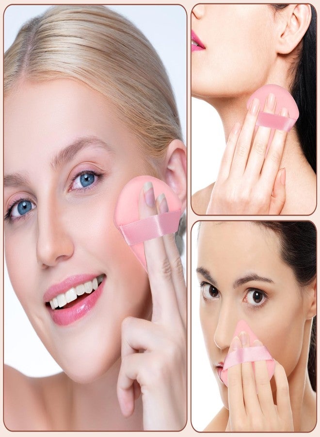 Colovis 72 PCS Powder Puff, Face Soft Makeup Sponge, Velour Triangle Powder Puff for Foundation, Makeup Puff Setting Makeup for Loose Powder, Beauty Tools(Pink) - Image 4