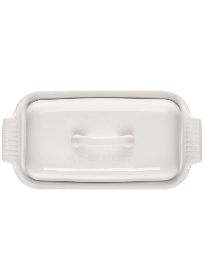 Le Creuset Le Creuset Stoneware Heritage Butter Dish, White  - Image 2