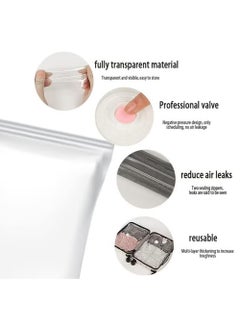 Rock Pow Premium Vacuum Storage Bags with Electric Pump 6-Piece (2 Jumbo, 2 Large, 2 Medium) Reusable Space Saver Bags for Clothes, Mattress, Blanket, Duvets, Pillows, Comforters, Quilt, Travel  - Image 4