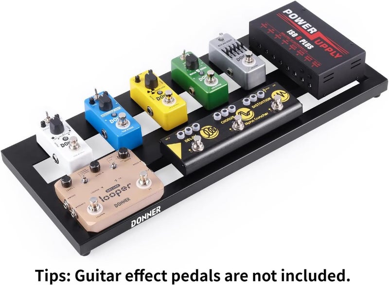 Donner Guitar Pedal Board Case DB-2 Aluminium Pedalboard 20'' x 8'' with Bag - Image 5