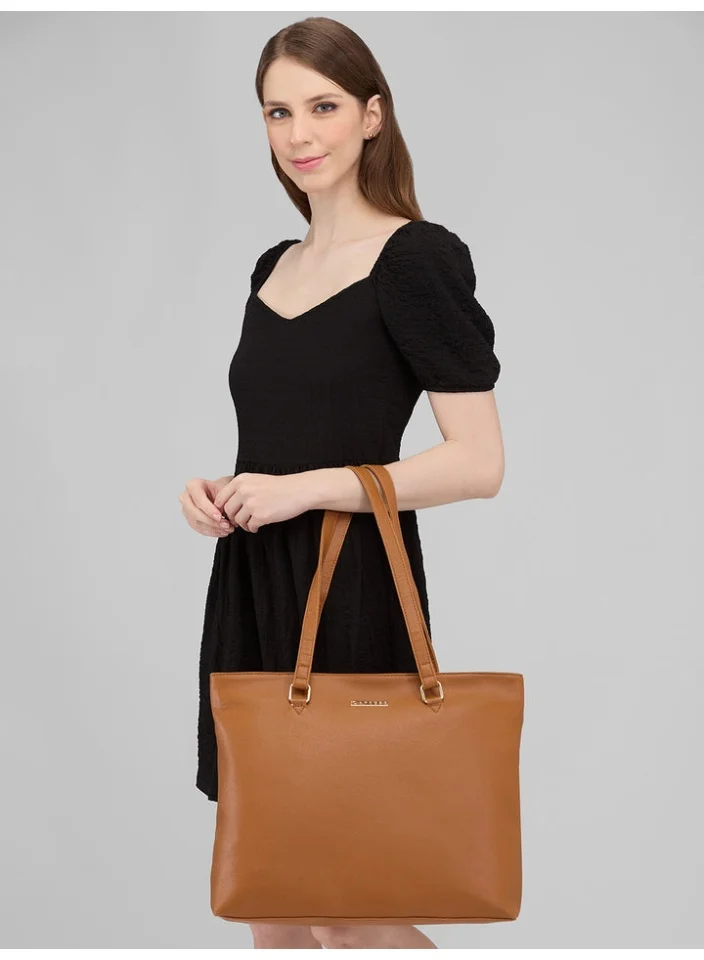 CAPRESE AMELIA TOTE MEDIUM TAN