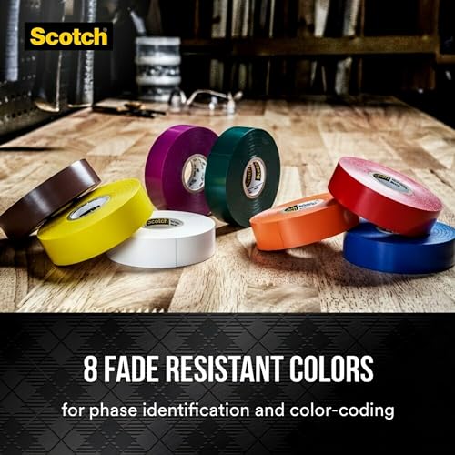 3M ELEC TAPE 3/4 inchX66' WHT (A) - Image 5