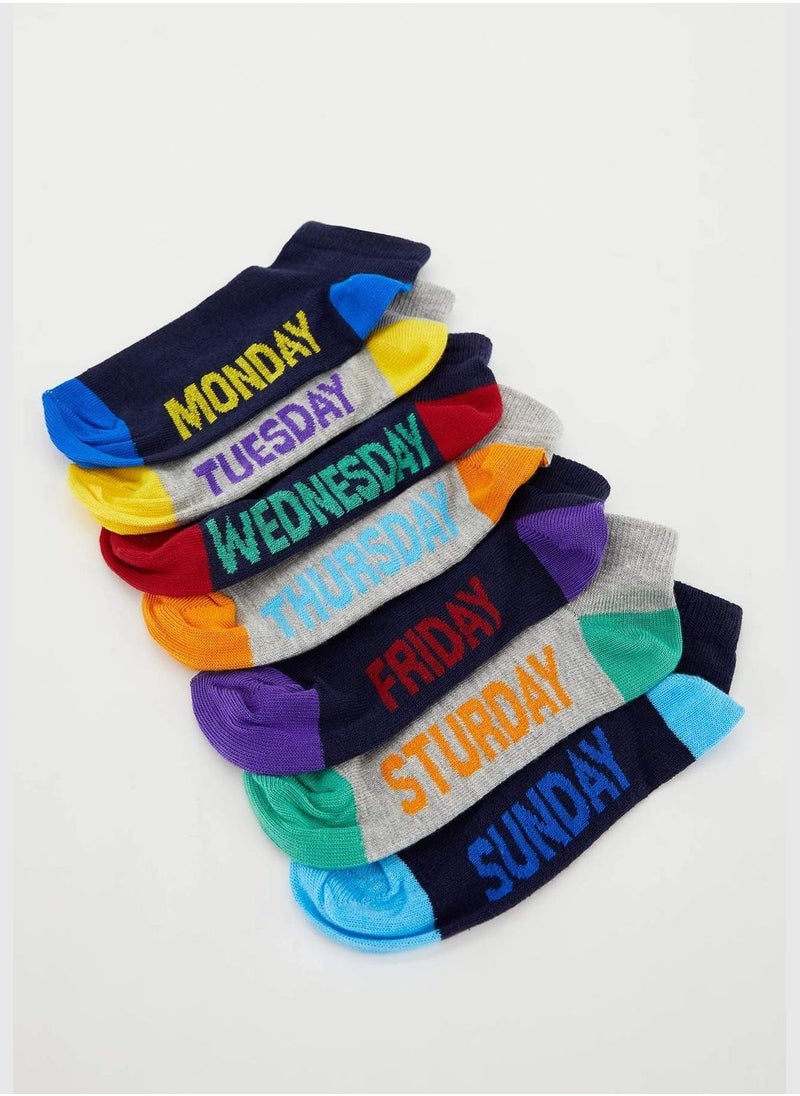 DeFacto 7 Pack Colour Block Ankle Low Cuts  - Image 2