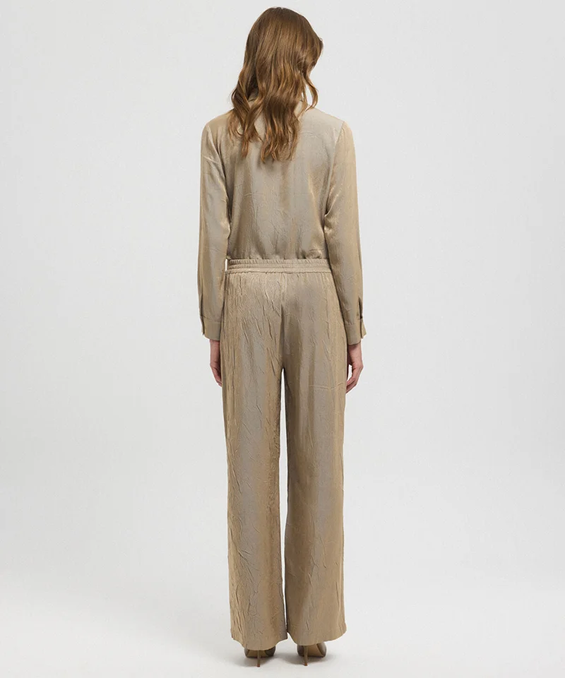 Ipekyol  Textured Wide-Leg Trousers for Women | Best Price UAE
