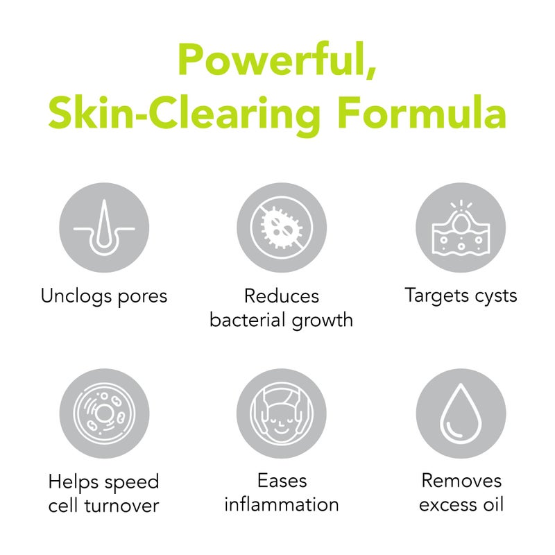 humane Benzoyl Peroxide Acne Body Wash - 10% Maximum-Strength Face, Skin, Butt, and Back Acne Treatment - 8 Fl Oz - Dermatologist-Tested Non-Foaming Acne Face Wash Cleanser - Vegan, Cruelty-Free - Image 3