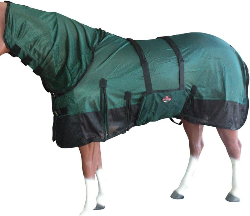 HILASON Horse Fly Sheet - Summer Spring UV Protection Mesh Bug Mosquito FlySheet for Horses | Fly-Sheet - Image 1