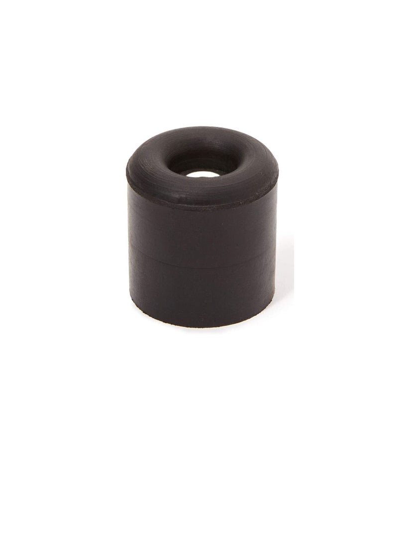 ROBUSTLINE Robustline Door Stopper Rubber Black Color  50MMX40MM hold heavy doors  - Image 1