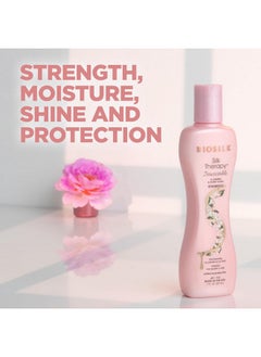 بيوسيلك شامبو BioSilk Irresistible Collection Silk Therapy، ينظف ويزيل التراكمات، برائحة الياسمين والعسل، خالي من الكبريتات والبارابين والقسوة، 7 أونصة  - Image 3