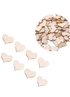 Y&D Handmade Accessories, Love Heart Shape (Wooden), Wedding Site Layout, Decorations, Beautiful Scene, Cutouts Shapes Pieces For Diy Crafts Table Confetti Scatter  - Image 3