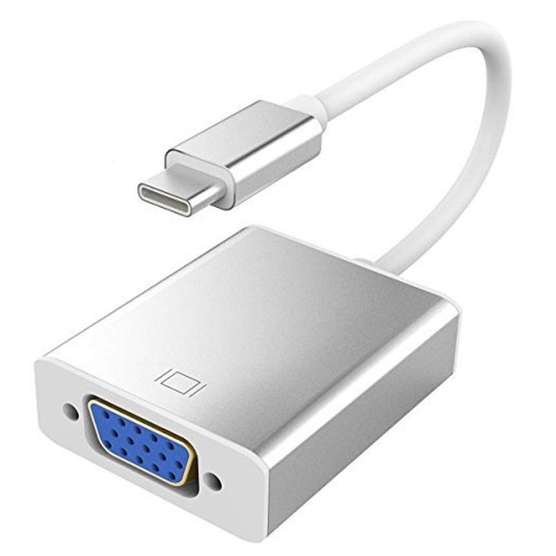 Other USB 3.1 Type C to VGA Adapter Cable (White) - Image 1