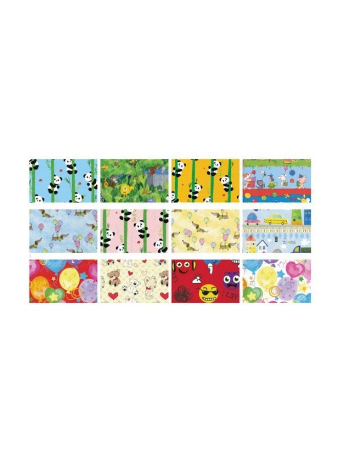 REX لفافة ورق تغليف مطبوع بنقشة حيوانات من ركس - 65 جرام/متر مربع، 2 × 0.7 متر، ورق تغليف وهوايات - Image 2