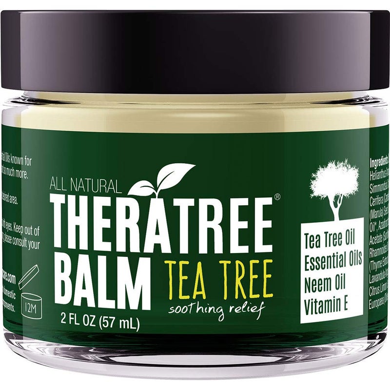 Oleavine Tea Tree Oil Balm with Neem Oil - Helps Fight Skin Irritation and Helps Soothe Dry, Itchy Skin TheraTree - Image 1