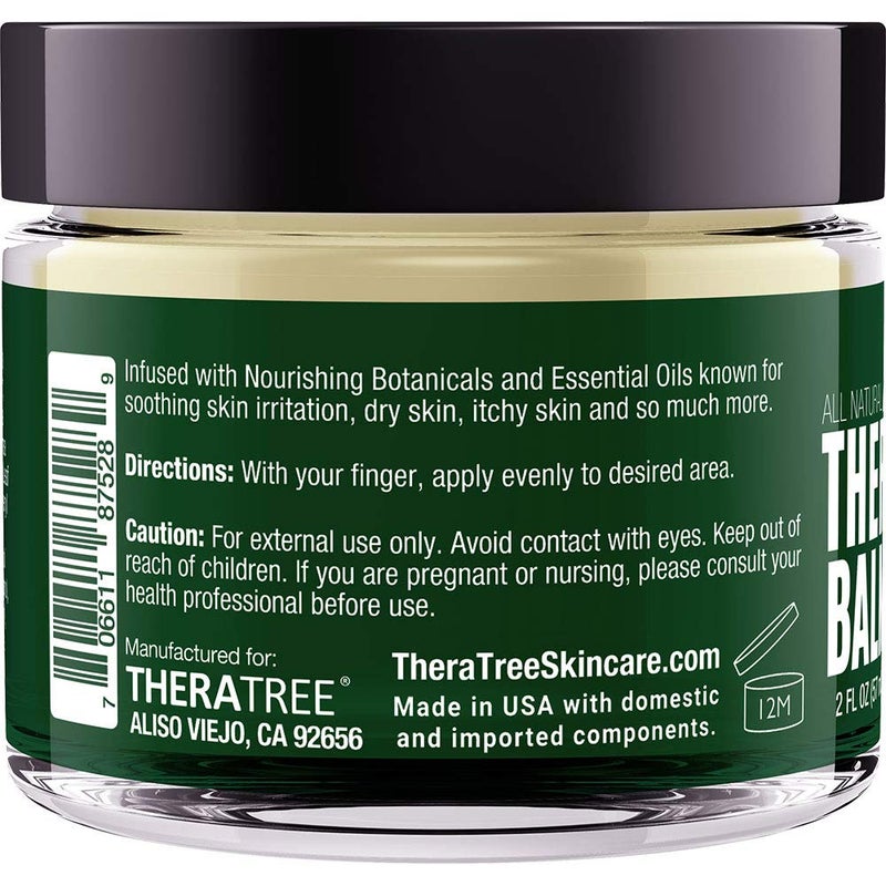 Oleavine Tea Tree Oil Balm with Neem Oil - Helps Fight Skin Irritation and Helps Soothe Dry, Itchy Skin TheraTree - Image 3