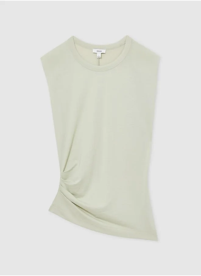 REISS Capped Sleeve Tee