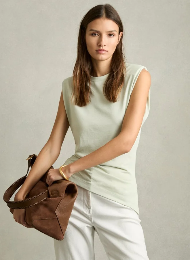 REISS Capped Sleeve Tee