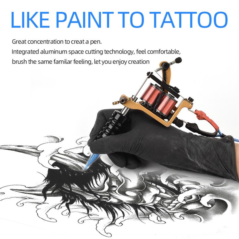 Tattoo Kit Tattoo Machine Kit 2 Rotary Tattoo Complete Shading& Lining Tools Tattoo Inks Needles Tips Grommets Tattoo Supply for Beginners& Artists - Image 4