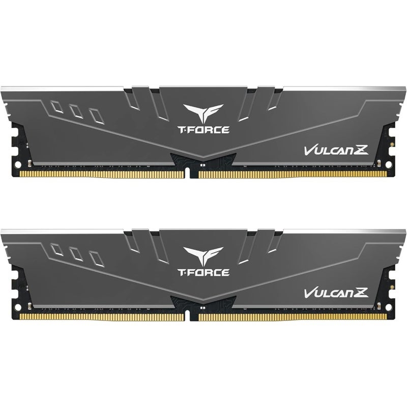 T-Force Vulcan Z DDR4 16GB Kit 2x8GB 3200MHz (PC4-25600) CL16 Desktop RAM Memory Module For Intel AMD Motherboards Gaming High-Performance Computing Black Heat Spreader OEM Pack - Image 1