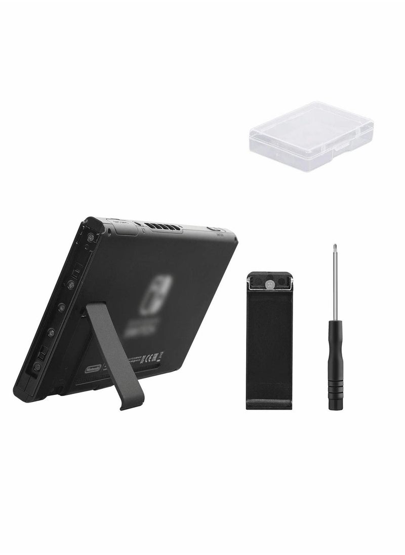 Y&D - Kickstand Back Shell Holder Bracket for Nintendo Switch Console, Replacement Repair Kit with Screwdriver - Image 1