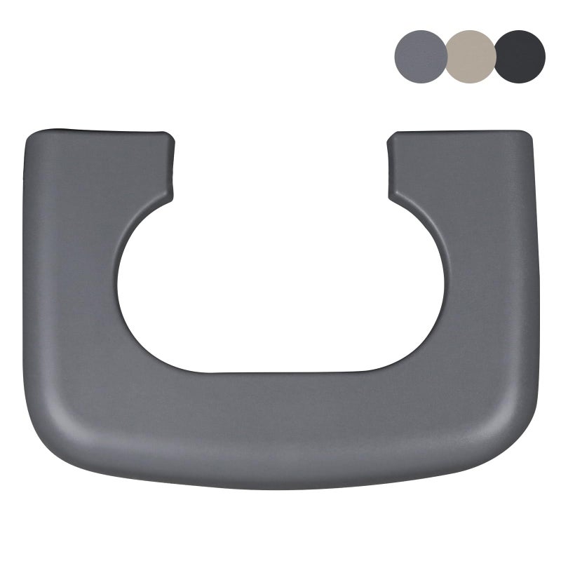TQPONLY Center Console Cup Holder Replacement Pad Compatible with 1997-2003 Ford F150 Truck Accessories Cupholder Armrest Cover Trim (Grey) - Image 1