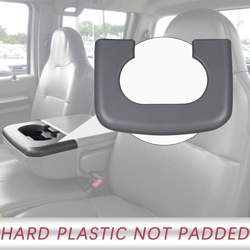 TQPONLY Center Console Cup Holder Replacement Pad Compatible with 1997-2003 Ford F150 Truck Accessories Cupholder Armrest Cover Trim (Grey) - Image 2
