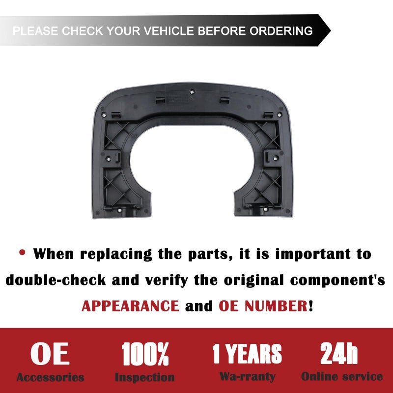 TQPONLY Center Console Cup Holder Replacement Pad Compatible with 1997-2003 Ford F150 Truck Accessories Cupholder Armrest Cover Trim (Grey) - Image 5