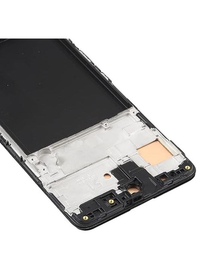 إيروريكس قطع غيار شاشة LCD ومحول رقمي من مادة Oled مجموعة كاملة مع إطار لهاتف Samsung Galaxy A51 Sm A515 6.36 بوصة طقم بديل لشاشة الهاتف المحمول اللون أسود  - Image 4