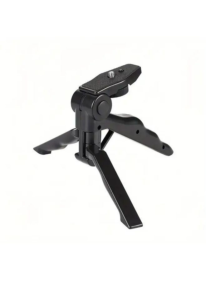 عدة ترايبود الترقية السوداء للتدوين بالفيديو مع ضوء LED وميكروفون للآيفون والأندرويد - Image 5