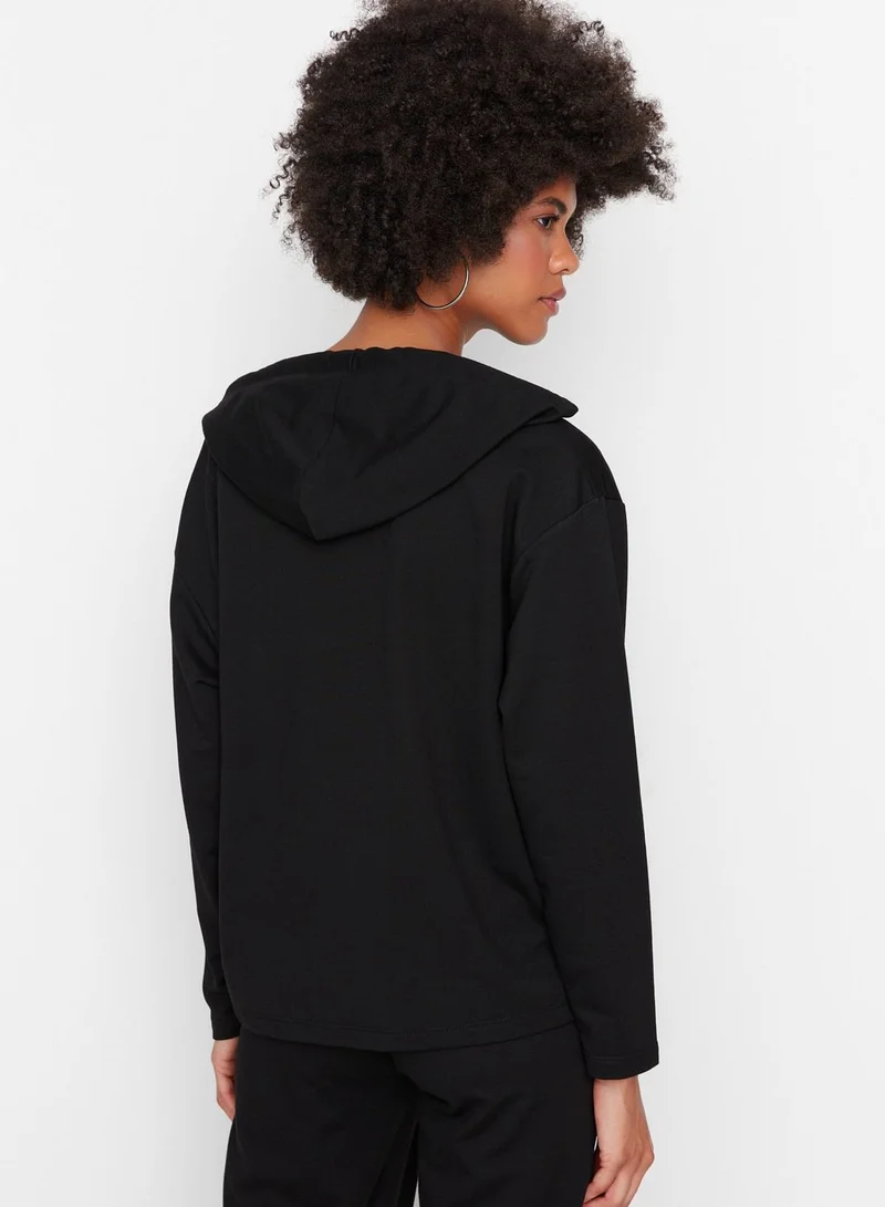trendyol Button Detail Sweatshirts