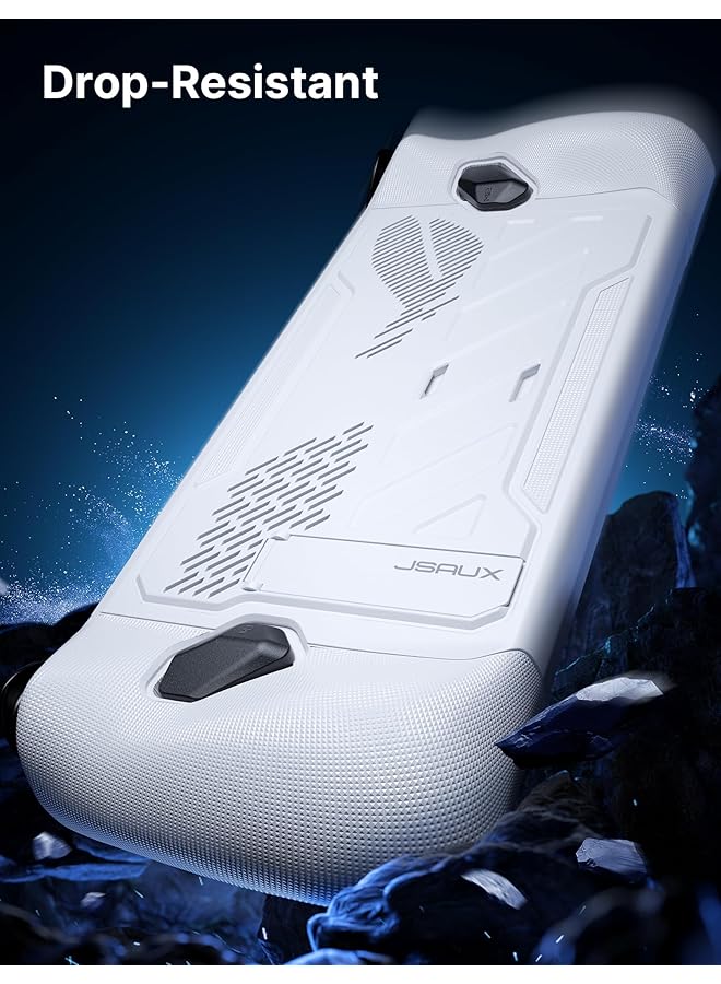 jsaux Modcase For Rog Ally Pc0109 For Rog Ally Case With Detachable Front Shell Compatible With Valve Rog Ally Accessories Include Protective Case Face Cover Metal Bracket And Strap - Image 3