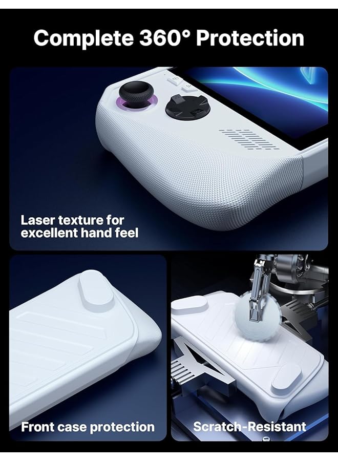 jsaux Modcase For Rog Ally Pc0109 For Rog Ally Case With Detachable Front Shell Compatible With Valve Rog Ally Accessories Include Protective Case Face Cover Metal Bracket And Strap - Image 5