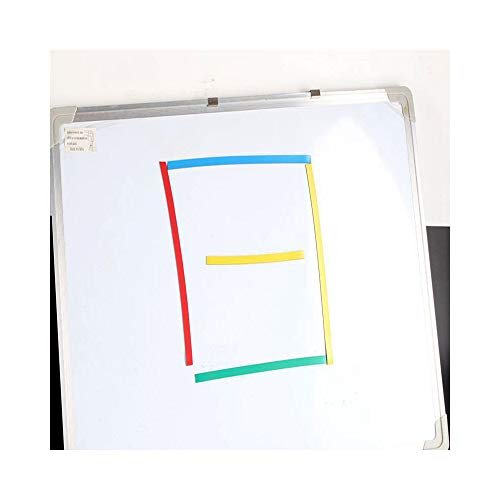 SUVEJK Magnetic Tape Roll Colored Thin Strips - Dry Erase Magnet Whiteboard Graphic Art Tape/ 10mm 33ft Marking Line Magnet Tape(4 Pack Mix Color) - Image 5