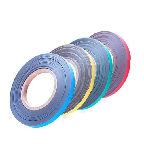 SUVEJK Magnetic Tape Roll Colored Thin Strips - Dry Erase Magnet Whiteboard Graphic Art Tape/ 10mm 33ft Marking Line Magnet Tape(4 Pack Mix Color) - Image 1