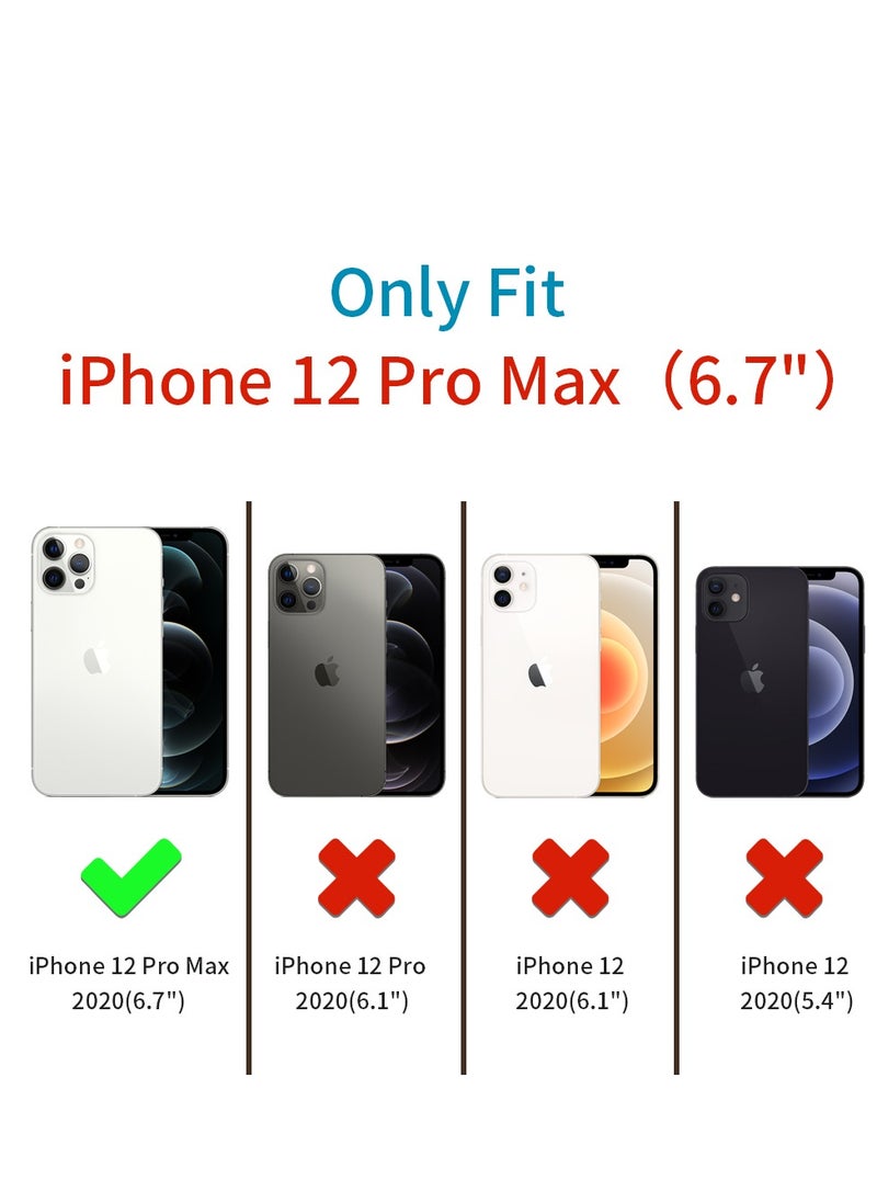 INFOSUN Compatible with apple iPhone 12 Pro Max Full Coverage for Protective Case, Ultra Slim Soft Silicone Gel TPU Cover, Matte Surface Ultra-Thin Case, for iPhone 12 Pro Max (Black)
