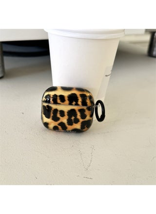 Retro Leopard Print Airpods Pro4 Generation Headset Protective Cover For Apple Wireless Bluetooth Headset 3 Generation/Pro2-Color:Imd Headphones Brown Leopard Print + Ring-Applicable Models:Airpods 3rd Generation - pzsku/Z559ED7C48A7D36365123Z/45/1746231949/c3054731-de34-45c5-a8b9-2501c1c48510