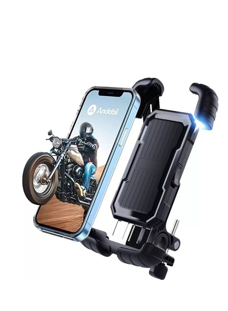 bike phone holder adjustable outdoor motorcycle aluminum alloy - Image 1