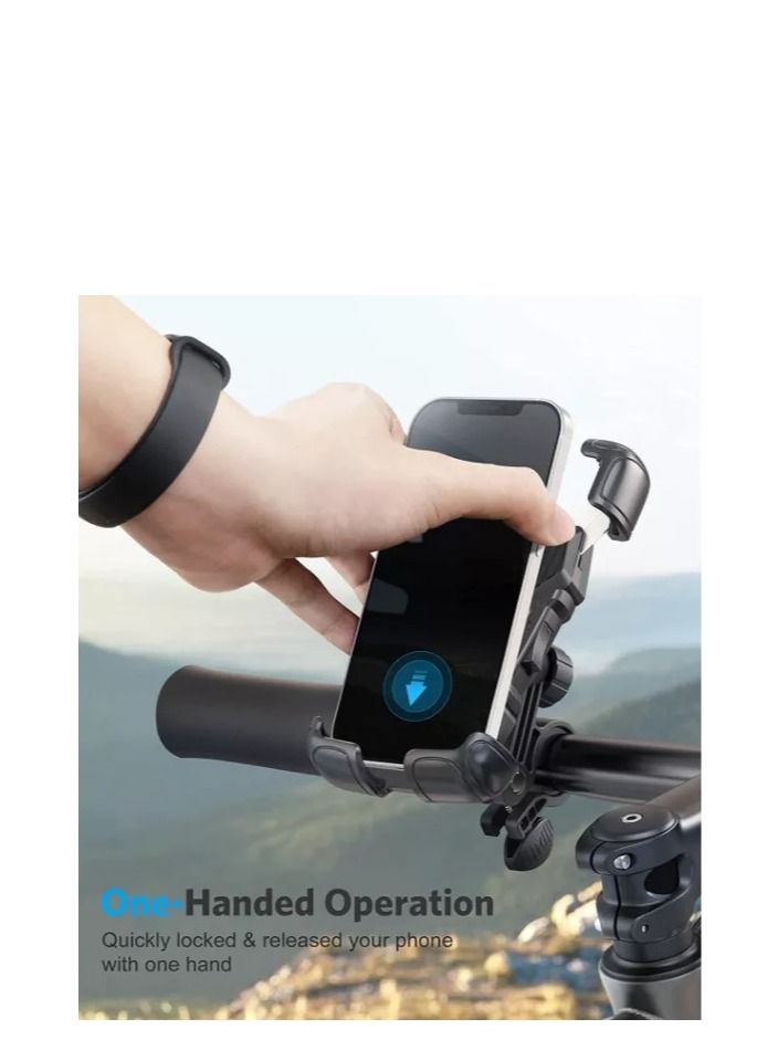 bike phone holder adjustable outdoor motorcycle aluminum alloy - Image 5