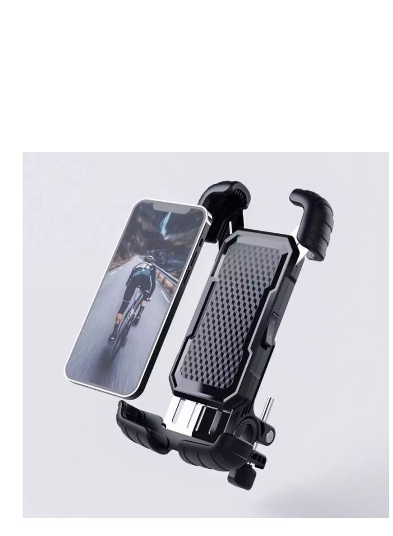 bike phone holder adjustable outdoor motorcycle aluminum alloy - Image 2