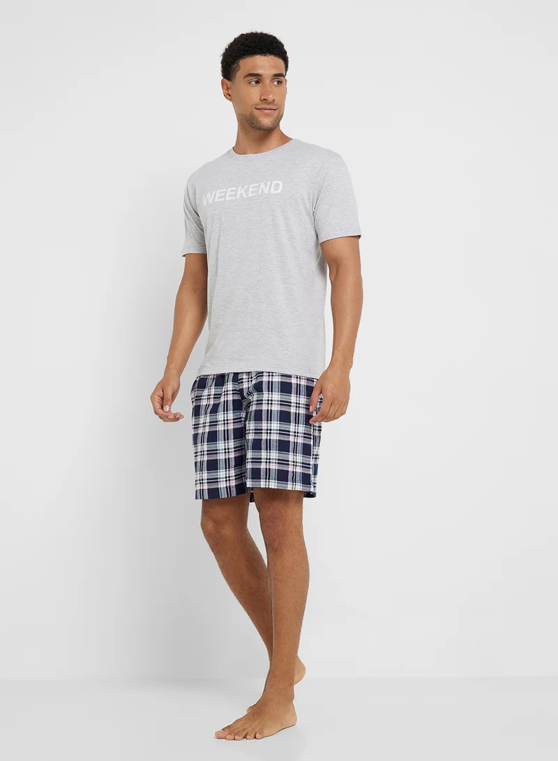 Seventy Five Nightwear T-Shirt & Shorts Sets
